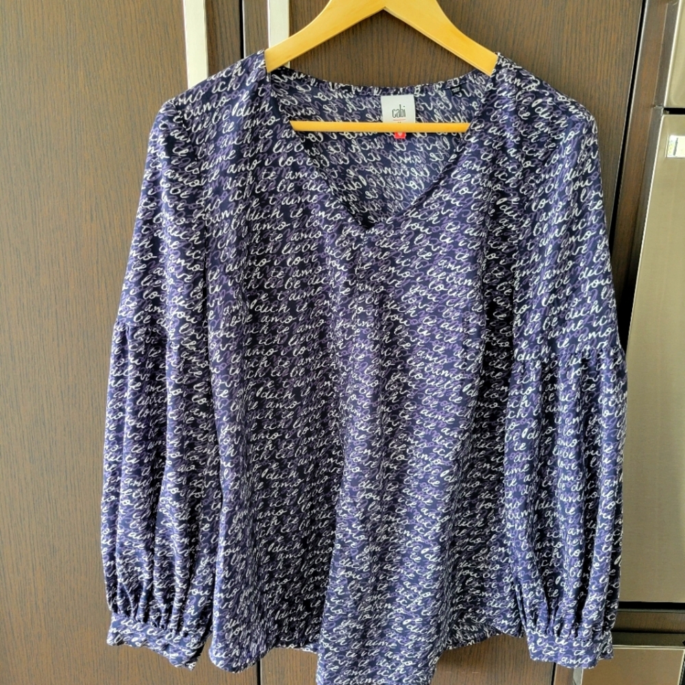 Blouse - Cabi Te Amo Love